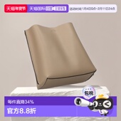 日本直邮COACH蔻驰女士皮革水桶包米色手提单肩斜挎CA177