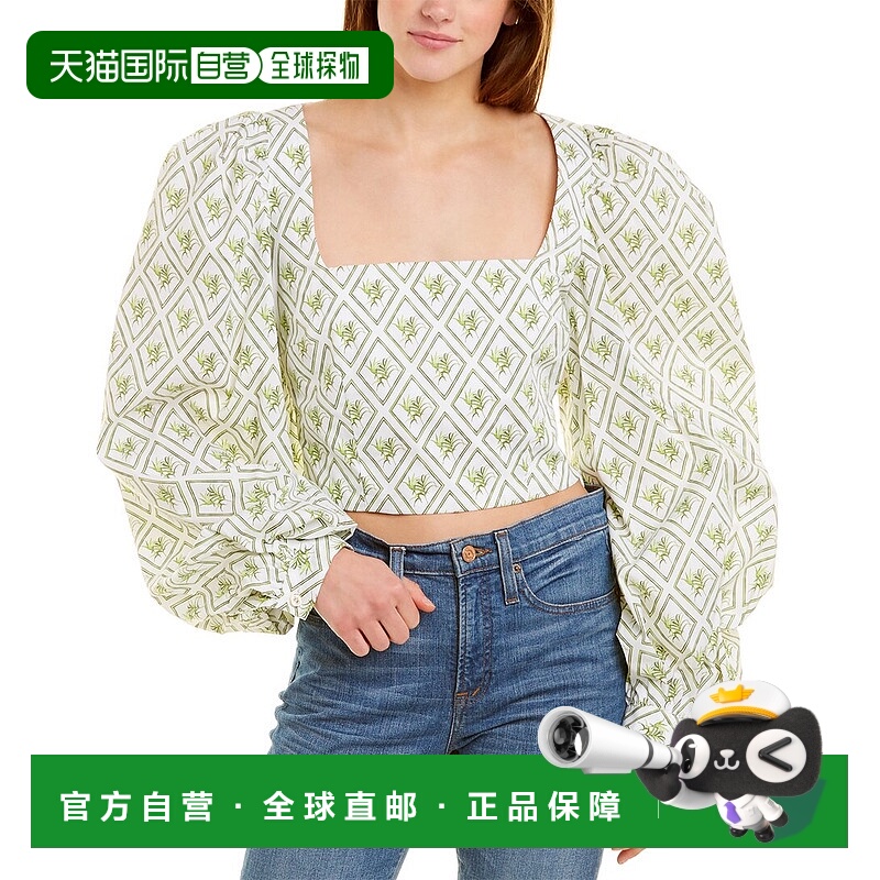 自营 Caroline Constas Elliot 早秋新款上衣 白色 美国奥莱直发