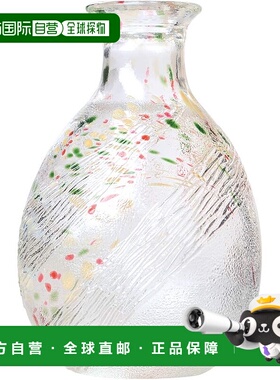 【日本直邮】东洋佐佐木 得利清酒瓶 250ml 粉/绿色 WA172