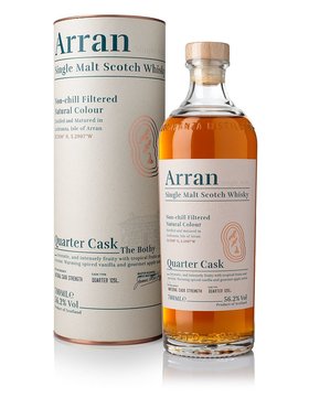 欧洲直邮Arran单一麦芽威士忌700ML礼盒56.2%口味纯正四分之一桶