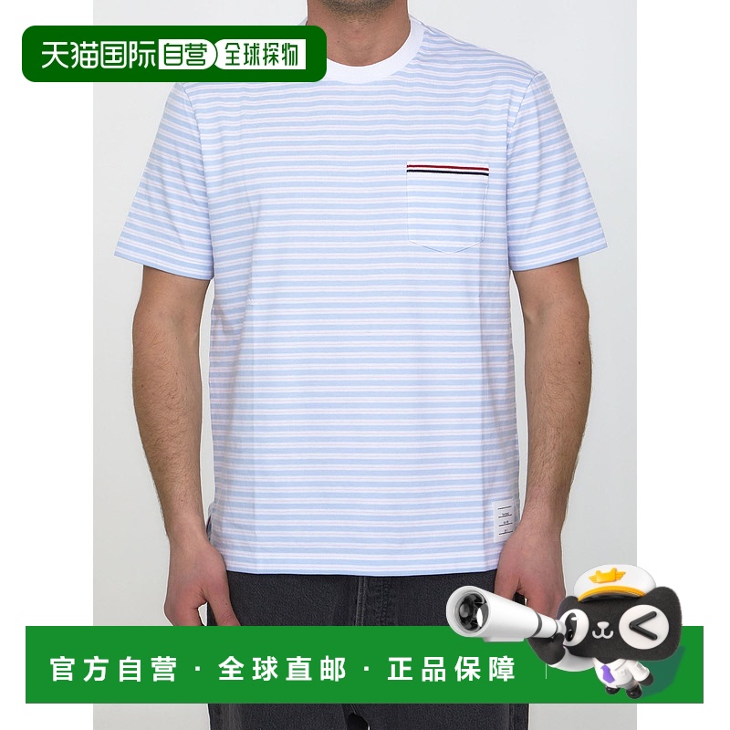 1小时内可退 香港直邮THOM BROWNE 男士T恤 MJS205AJ0053452 SS20