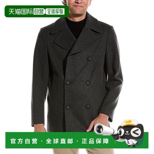 Haan grey Wool Coat 美国奥莱直发外套 Blend 自营Cole