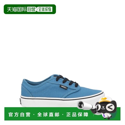 1h可退 香港直邮潮奢 Vans 范斯 男童 帆布运动鞋童鞋 blue蓝色