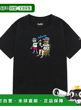 1h可退 日本直邮NANGA×USHIODA HIROAKI 儿童亲子趣味露营T恤  N