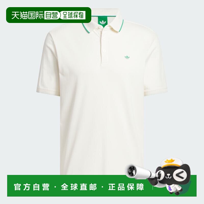 日本直邮Adidas/阿迪达斯运动套头短袖高尔夫球服男女同款 KB8617