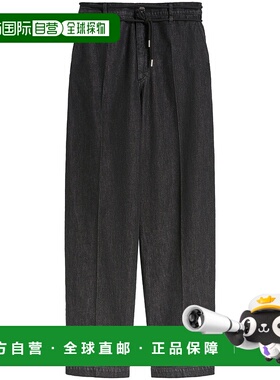 香港直邮MAX MARA 女士休闲裤 CAPSULA001 AW2025 黑色阔腿裤