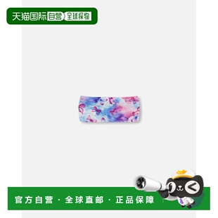 自营deux par deuxPrinted Athletic Headband Pink, Blue And Bu