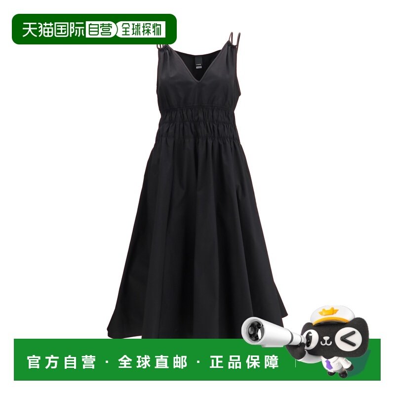 1h可退 香港直邮Pinko 品高 女士 褶皺A字洋裝 106524A35Q