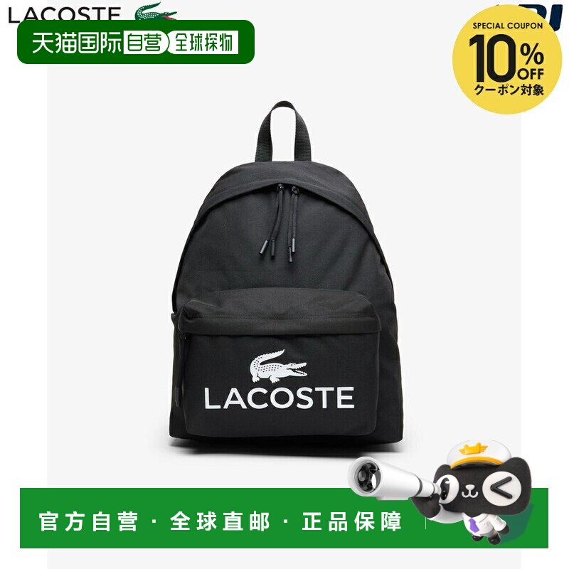 日本直邮Lacoste 网球包/背包 黑色 NU5182ZT-000 “符合毛巾捐赠图片