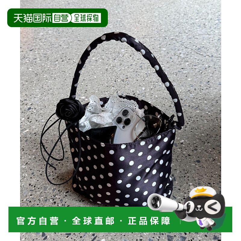 1h可退 日本直邮CIAOPANIC TYPY 女装 玫瑰吊饰缎面托特包 TYZ405