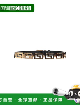 香港直邮versace 范思哲 女士 Regular 皮带 black黑色 舒适时尚