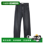 香港直邮Miu MP182015EFSOOO缪缪直筒裤 Miu 刺绣徽标牛仔裤