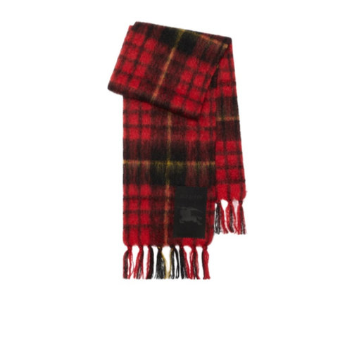 Burberry 格纹马海毛羊毛围巾 81140961