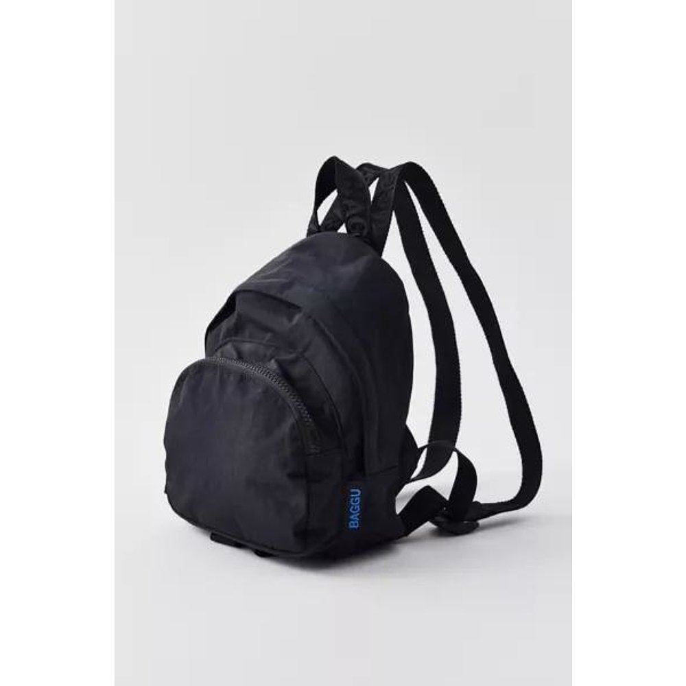 美国直邮BAGGU女士迷你双肩背包拉链印花休闲 时尚百搭简约女包