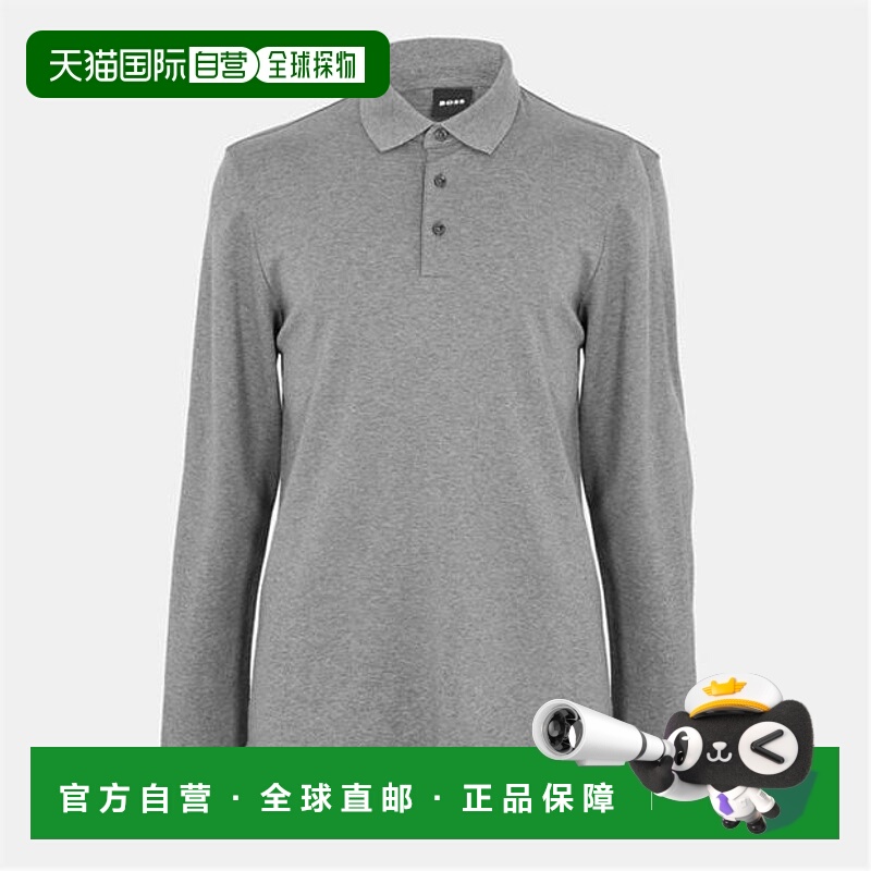 香港直邮BOSS 波士 男士 HBB Pado 30 长袖标志性图案徽标刺绣Pol