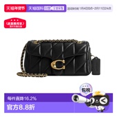 香港直邮COACH蔲驰Tabby 20条纹绗缝磁扣标识翻盖羊皮革蔻驰女包