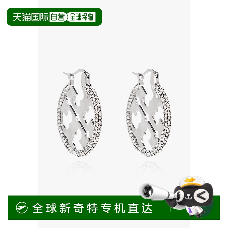 1h可退 香港直邮TORY BURCH 女士耳饰 1481780042 SS2024 银色 ‘