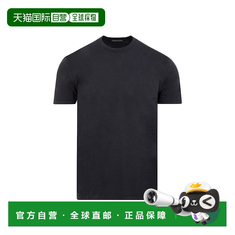 1h可退 香港直邮TOM FORD 男士T恤 JCS004JMT002S23LB999BLACK SS