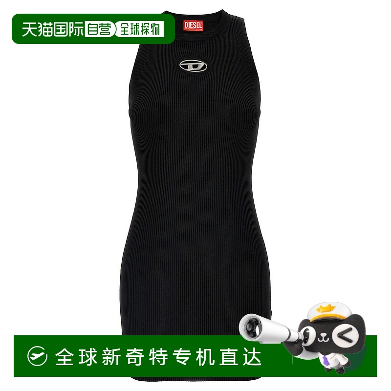1h可退 香港直邮DIESEL 女士连衣裙 A174490DLAX9XX AW2025 黑色