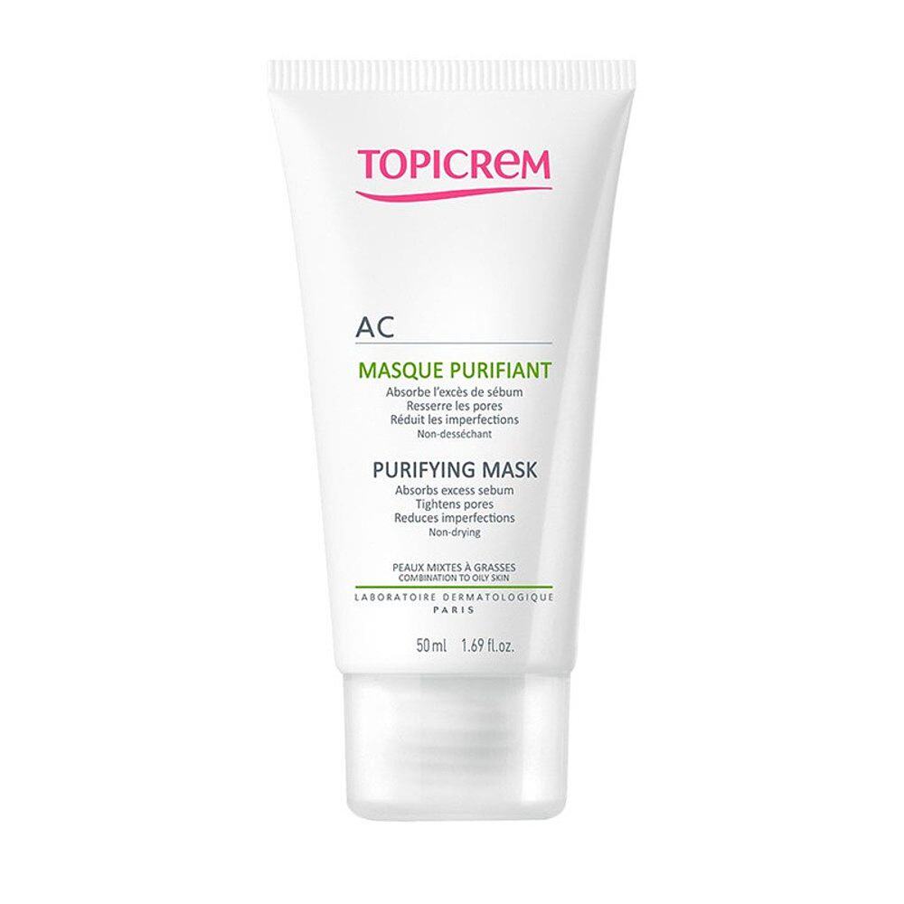Topicrem特碧润Ac油性皮肤净化面膜50ml 收紧毛孔控油保湿提亮