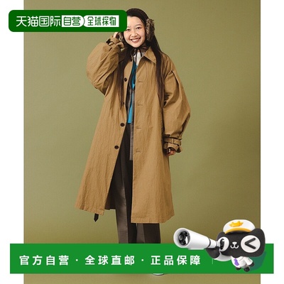 1h可退 日本直邮BEAMS BOY 女士 宽松立体剪裁 棉尼龙防风外套 军