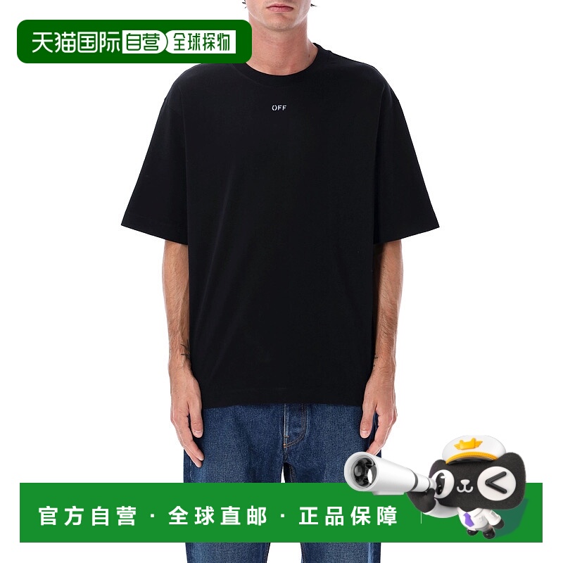1h可退 香港直邮OFF-WHITE 男士T恤 OMAA120F25JER00D1041 AW2025