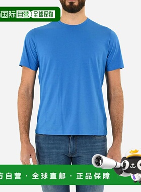 香港直邮HERNO 男士T恤 JG000166U520059012 AW2024 宝蓝色