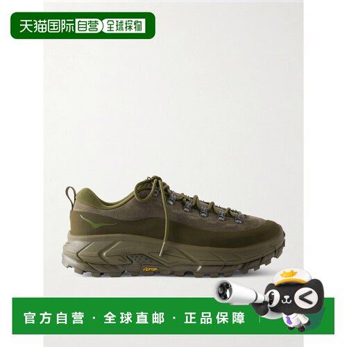 香港直邮1h可退 Hoka One One 男士 Tor Summit 橡胶边牛巴革网纱