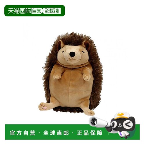 【日本直邮】SHINADA软萌可爱刺猬毛绒公仔M 棕色 MOHR-0230B玩具