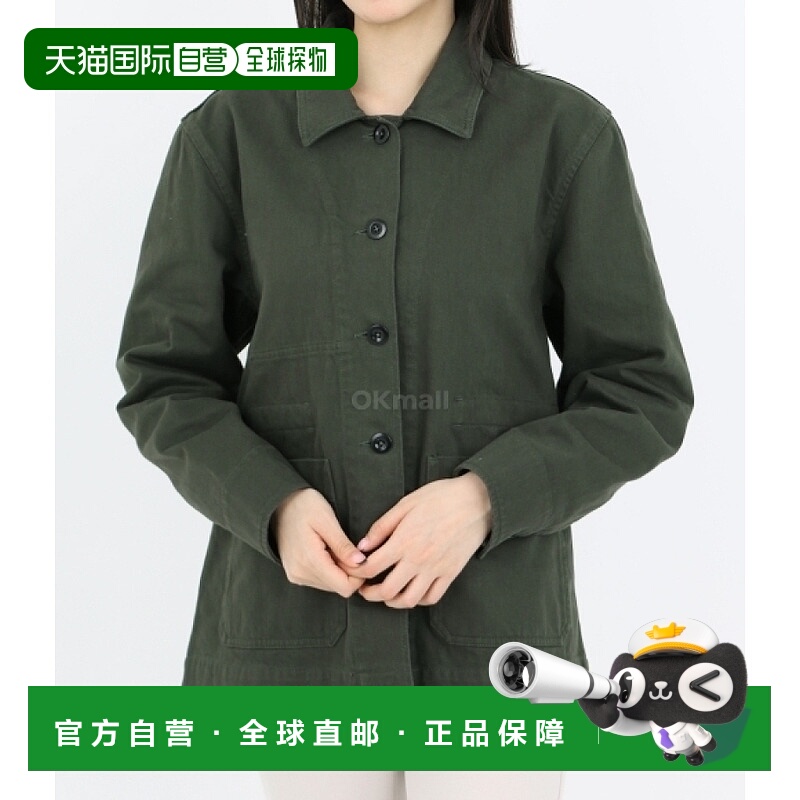 韩国直邮Margaret Howell MHL 工装夹克 森林绿 夹克衫 WHJK0505S