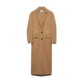 Prada 单排扣羊毛大衣 P698R13FYSOOO