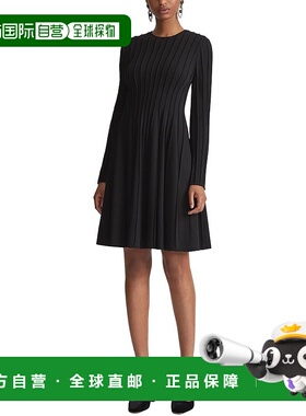 自营Lafayette 148 New York Exposed Seam Dress - black 美国奥