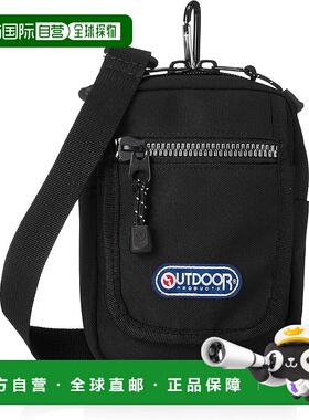 【日本直邮】Outdoor 迷你单肩包/手机收纳 黑色 22469005钱包