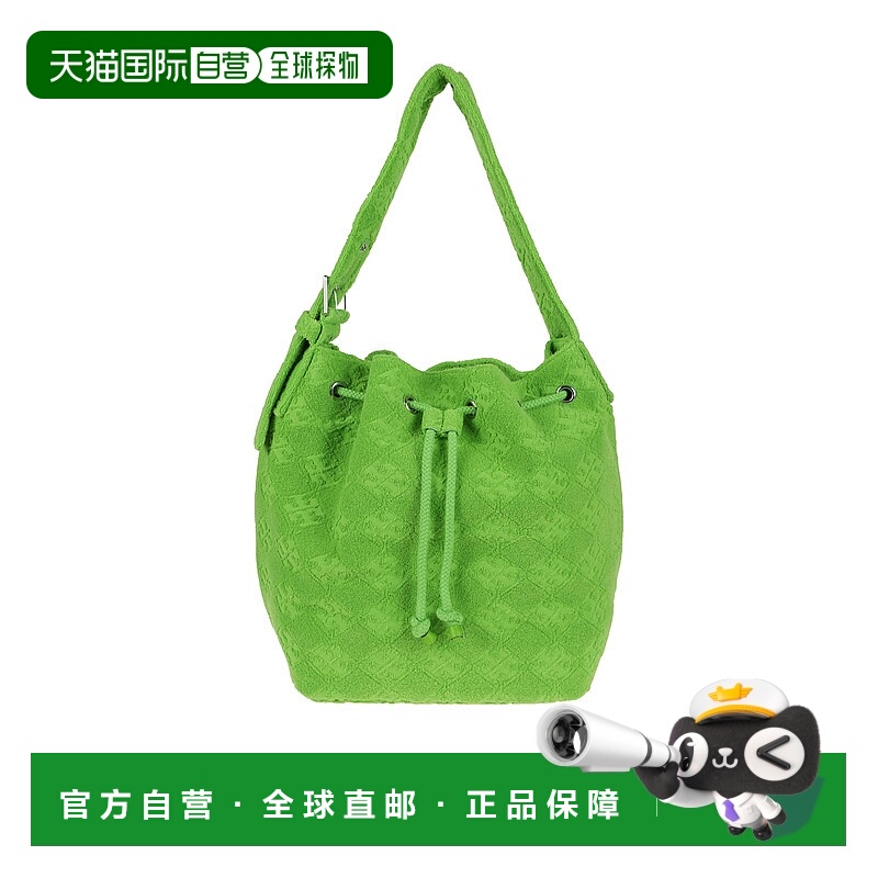 香港直邮Tory Burch T MONOGRAM TERRY 大号水桶包 169128