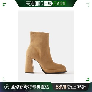 女士 Chueca Souliers 绒面革防水台靴 Martinez 香港直邮潮奢