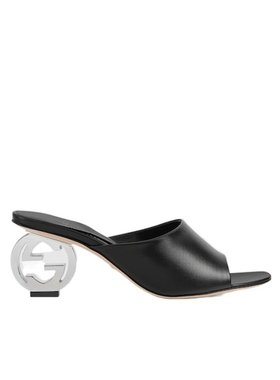 Gucci 互扣式G高跟凉鞋 772569C9D00