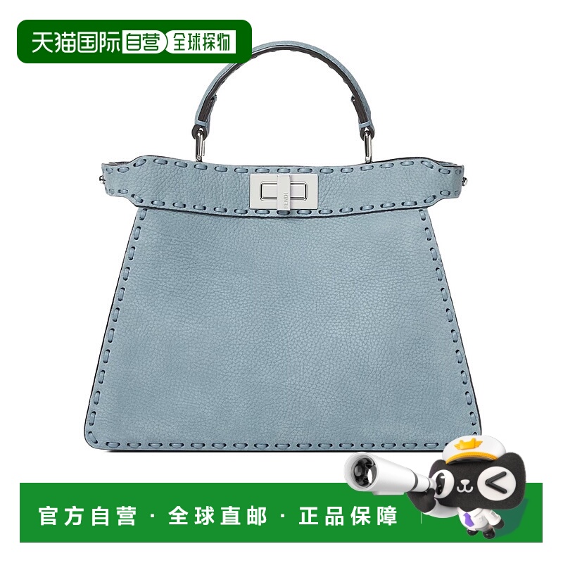 1h可退 香港直邮FENDI 女士斜挎包 8BN327AVQQF1USY CO 蓝色 Peek