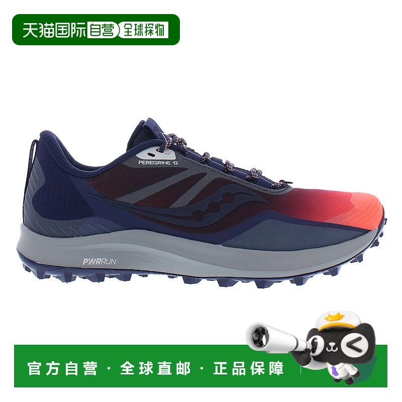 美国直邮Saucony索康尼男士运动鞋Peregrine 12时尚舒适拼色跑鞋