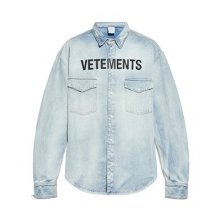 UA66SH510LLIGHTBLUE 衬衫 SS2025 男士 VETEMENTS