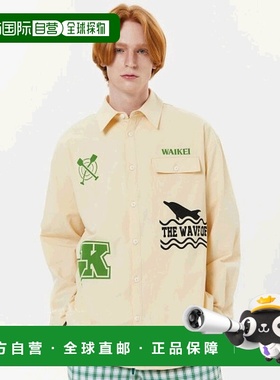 韩国直邮WAIKEI韩国小众设计师狗狗图案时尚日常衬衫YK23SSSH02