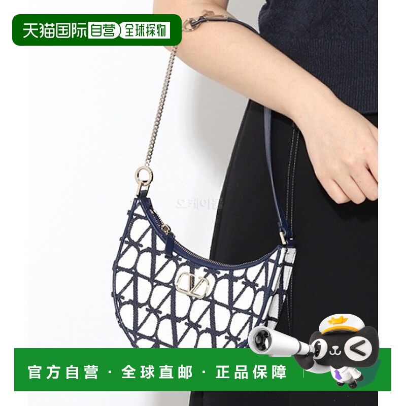 韩国直邮VALENTINO女士斜纹印花棉质迷你包3W2P0W19/3W0P0W19