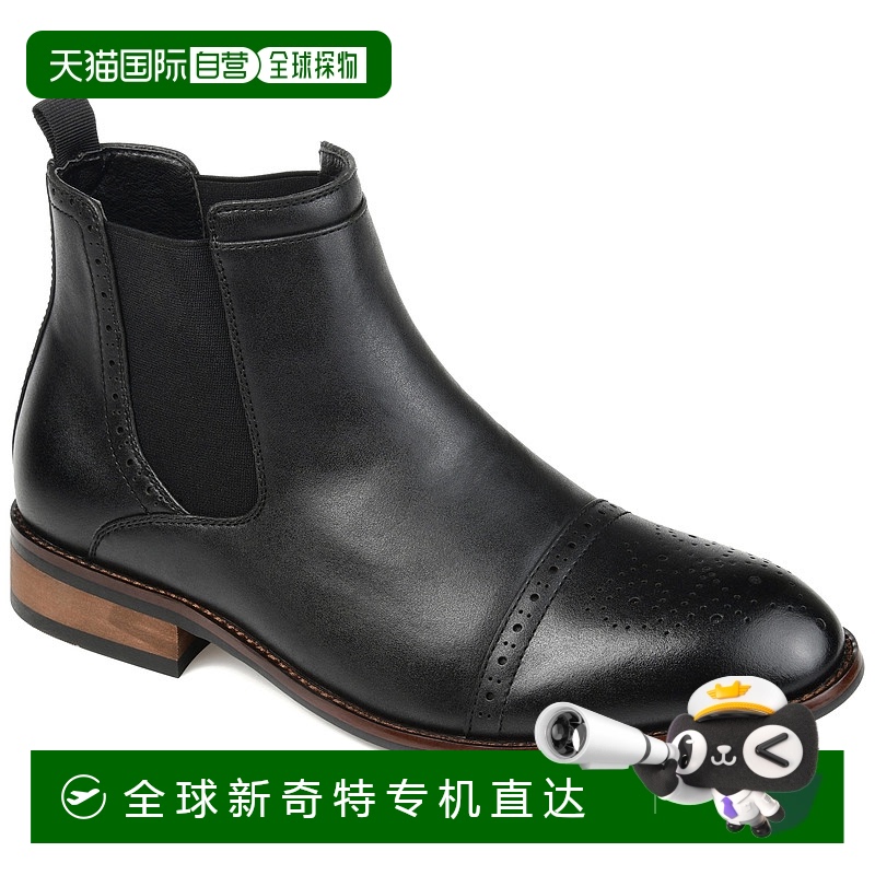 自营Vance Co. Garrett 盖趾切尔西靴 黑色 【美国奥莱】直发