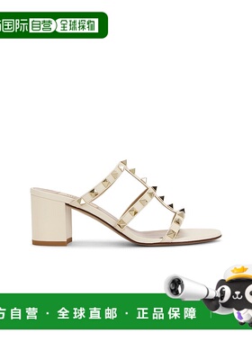 1h可退 香港直邮潮奢 Valentino 华伦天奴 女士 铆钉凉拖 7W2S0C4