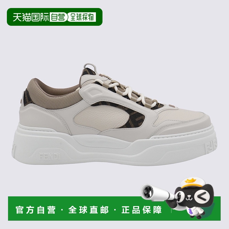 1h可退 香港直邮FENDI 男士运动鞋 7E1728AU20F1RSR CO 白色 Forc