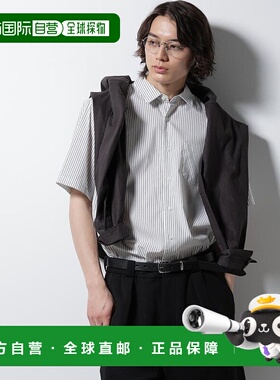 日本直邮NANO universe ICE FLOW LINEN半袖衬衫 [NA103EM154979]