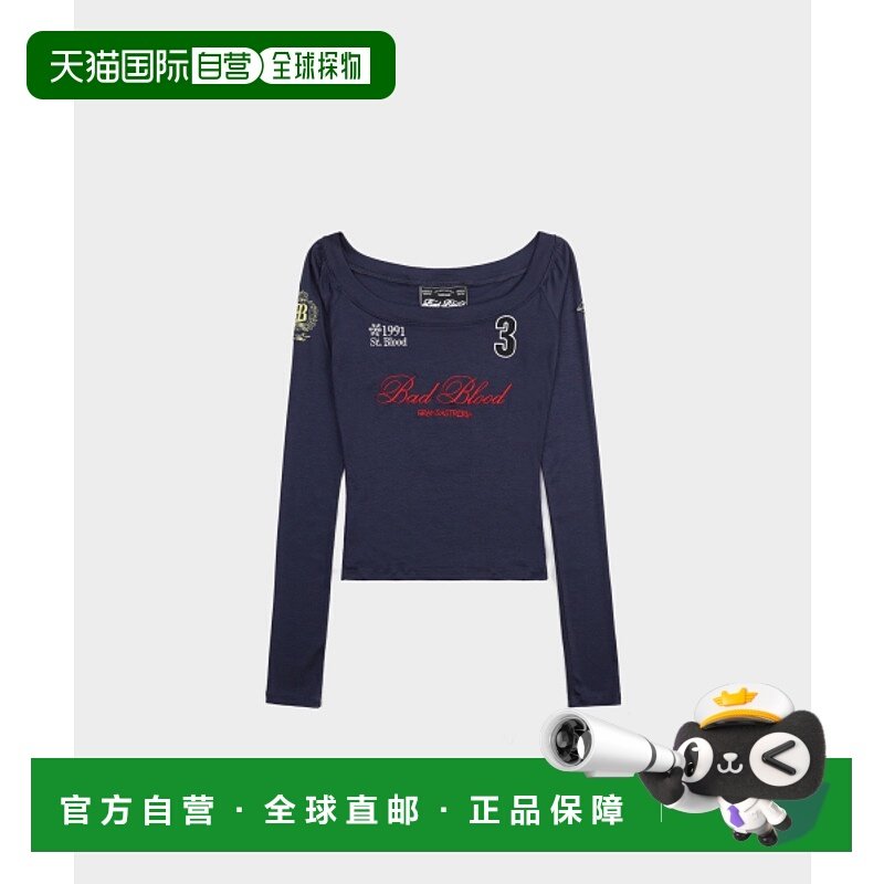 韩国直邮BADBLOOD 女士女装T恤w-tee25-019 Saint Blood Off Shoul