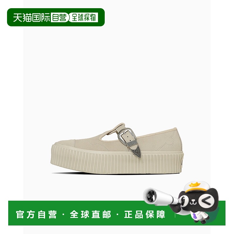 日本直邮Converse All Star Lifted Ribtape T-Strap WT OX休闲鞋