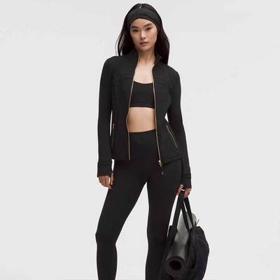 加拿大直邮lululemon露露乐蒙 define女款时尚修身长袖卫衣