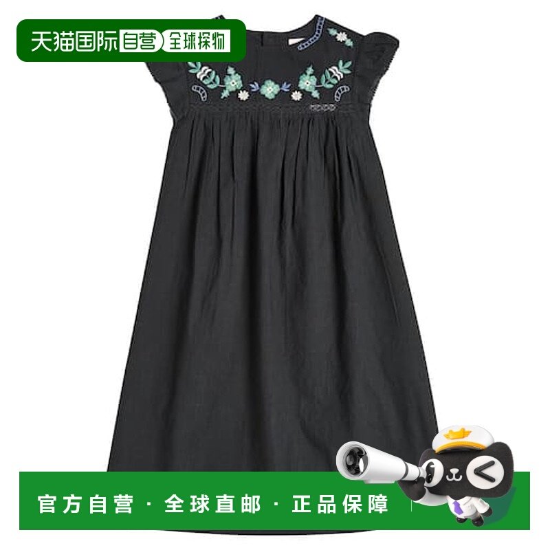 香港直邮Bonpoint 女童 Angie 刺绣棉质连衣裙童装