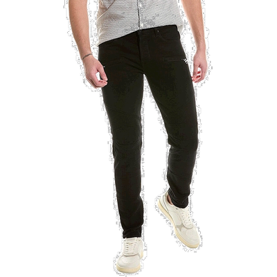 自营HUDSON Jeans The Blinder V.2 Cage 紧身机车牛仔裤 - 黑色